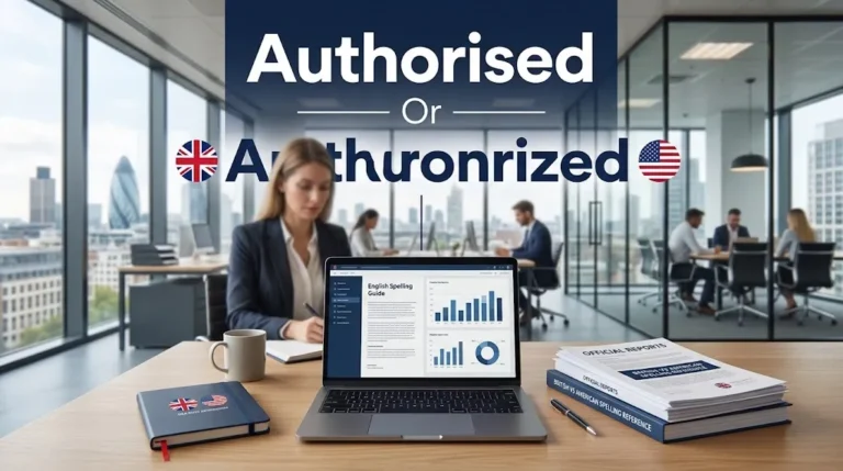 Authorised Or Authorized