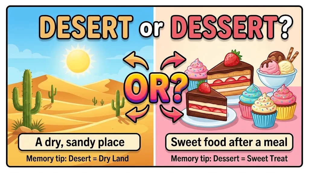 Desert Or Dessert