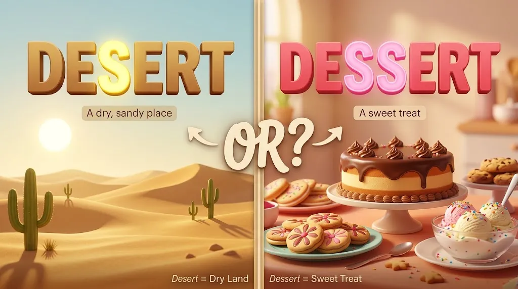 Desert Or Dessert