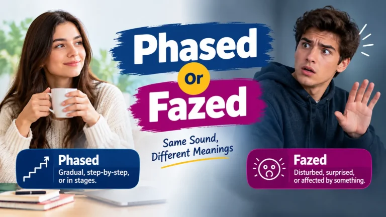 Phased Or Fazed