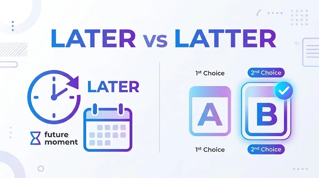 Later Or Latter