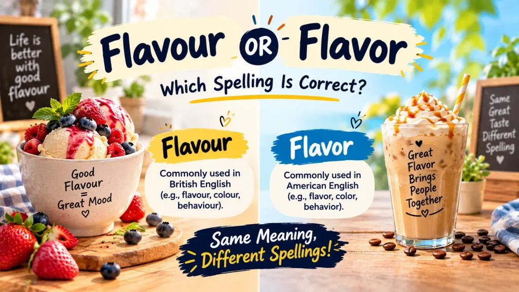 Flavour Or Flavor