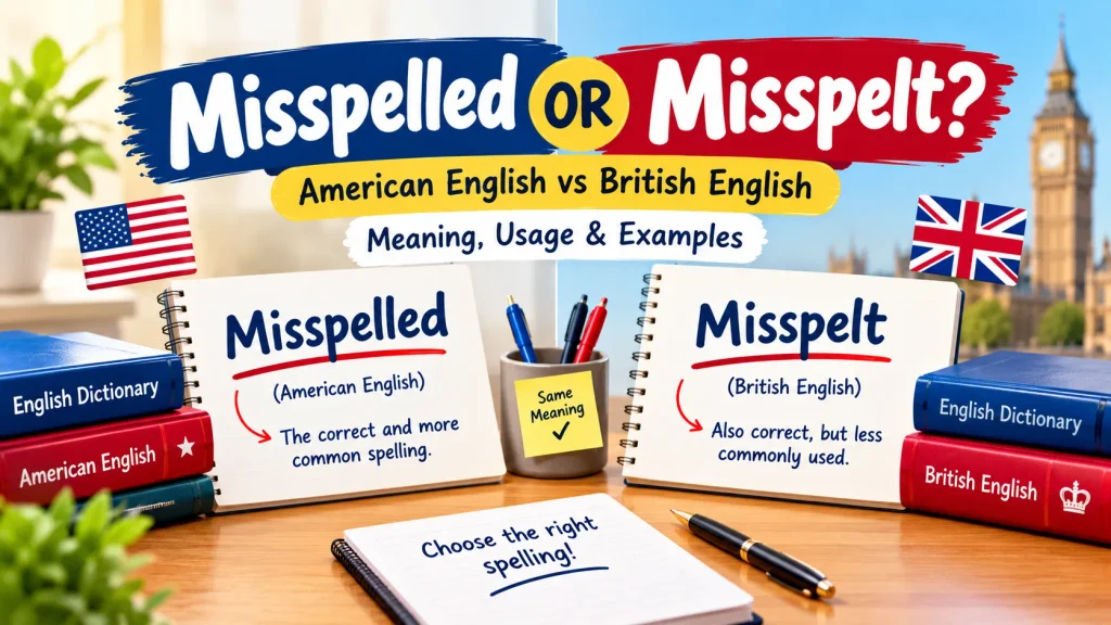 Misspelled Or Misspelt