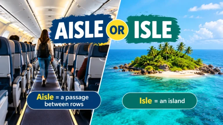 Aisle Or Isle
