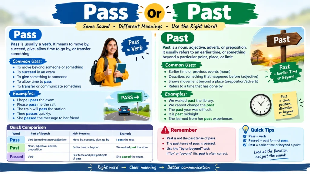 Pass Or Past