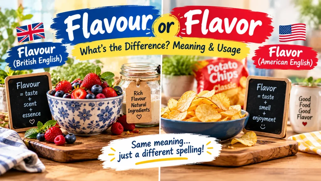 Flavour Or Flavor
