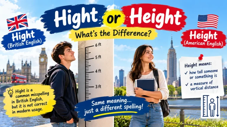 Hight Or Height