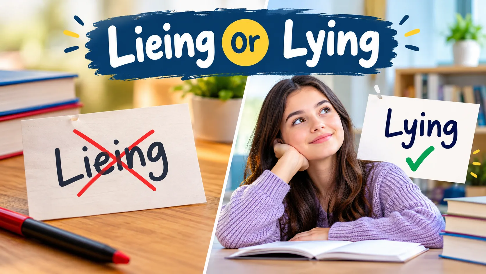 Lieing Or Lying